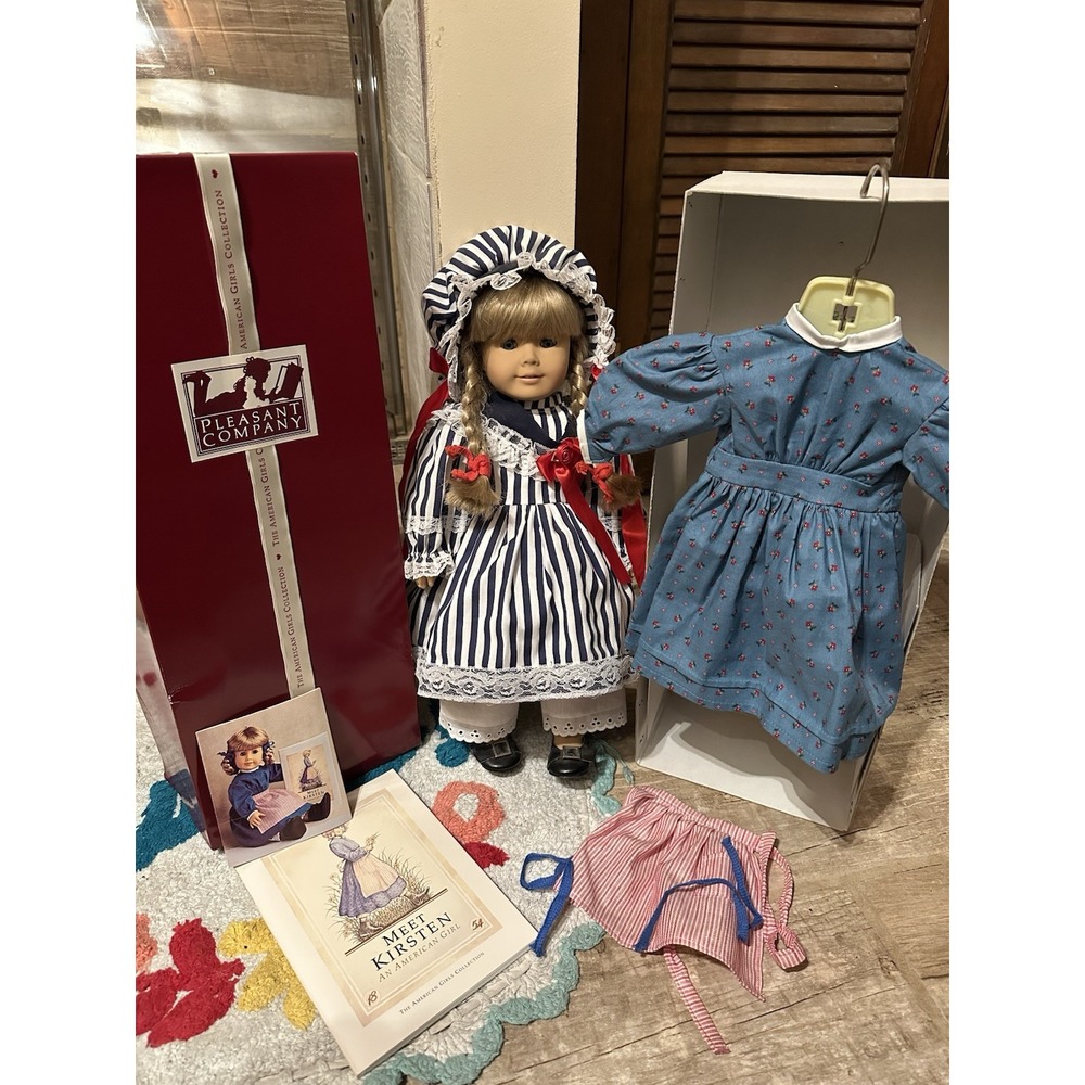 American Girl Doll White Body Kirsten Dreamer With Accessories/Box 1986